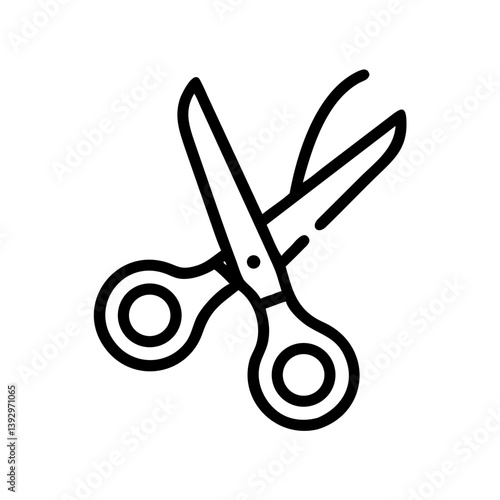 Scissors Icon for Creativity and Crafting Topics
