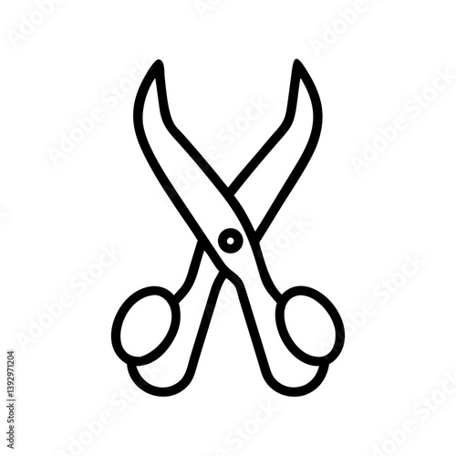 Scissors Icon for Creativity and Crafting Topics