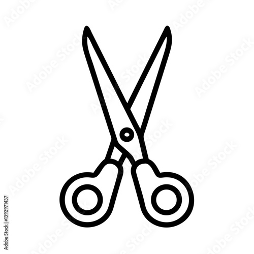 Scissors Icon for Creativity and Crafting Topics