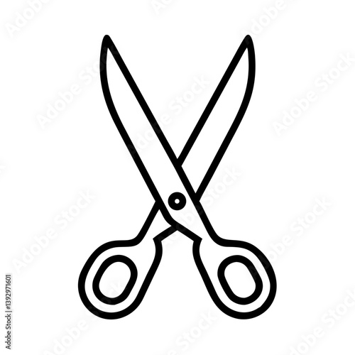 Scissors Icon for Creativity and Crafting Topics