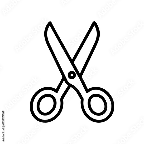 Scissors Icon for Creativity and Crafting Topics