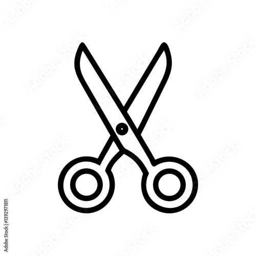 Scissors Icon for Creativity and Crafting Topics