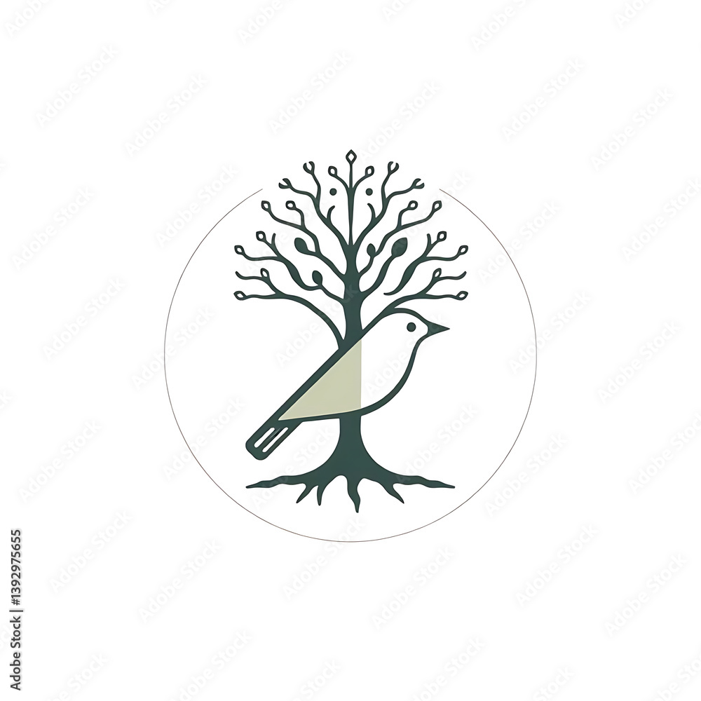 Obraz premium tree with birds