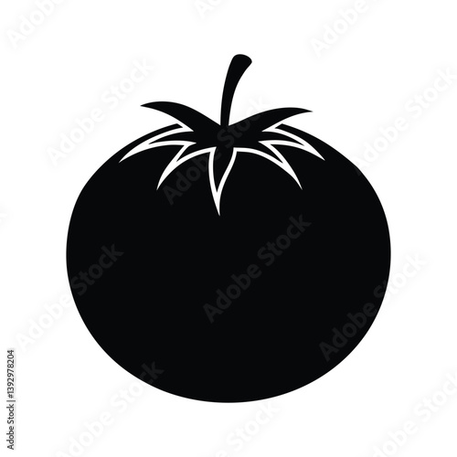 tomato silhouette art