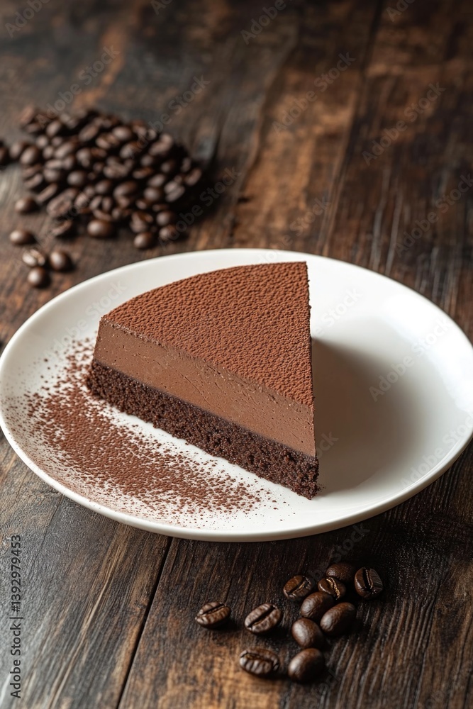 Coffee Cake with Coffee Beans