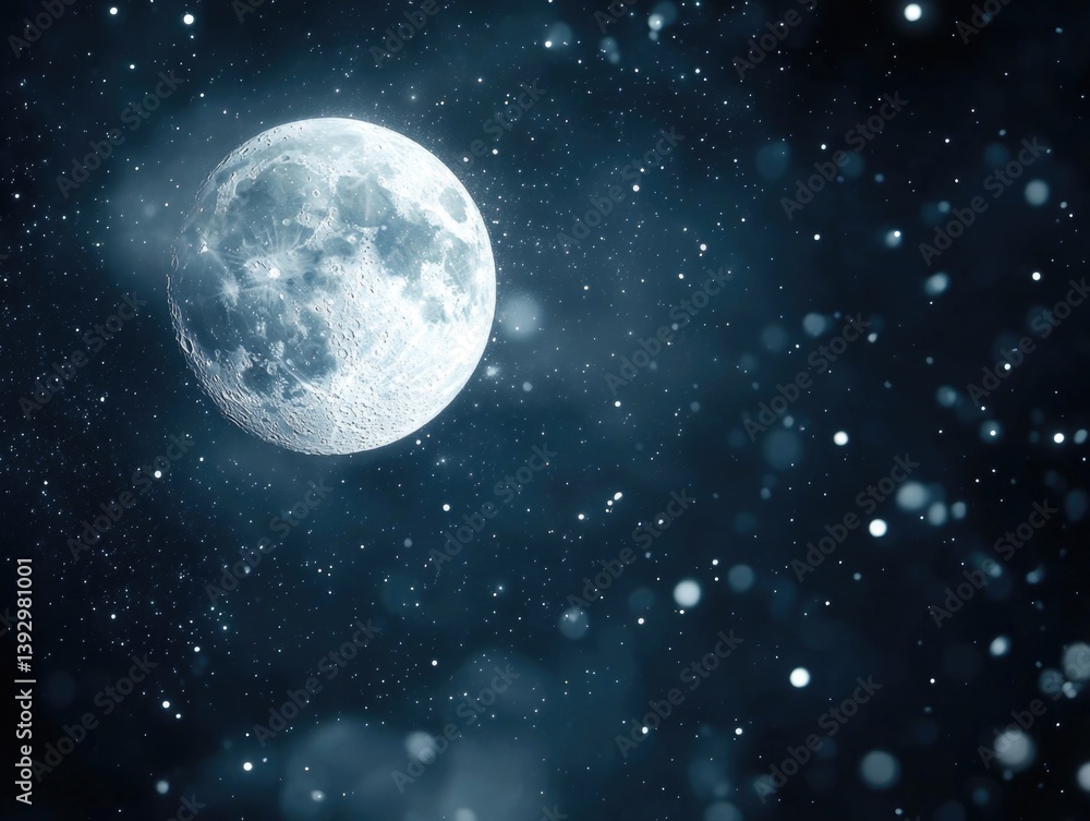 Full moon at night