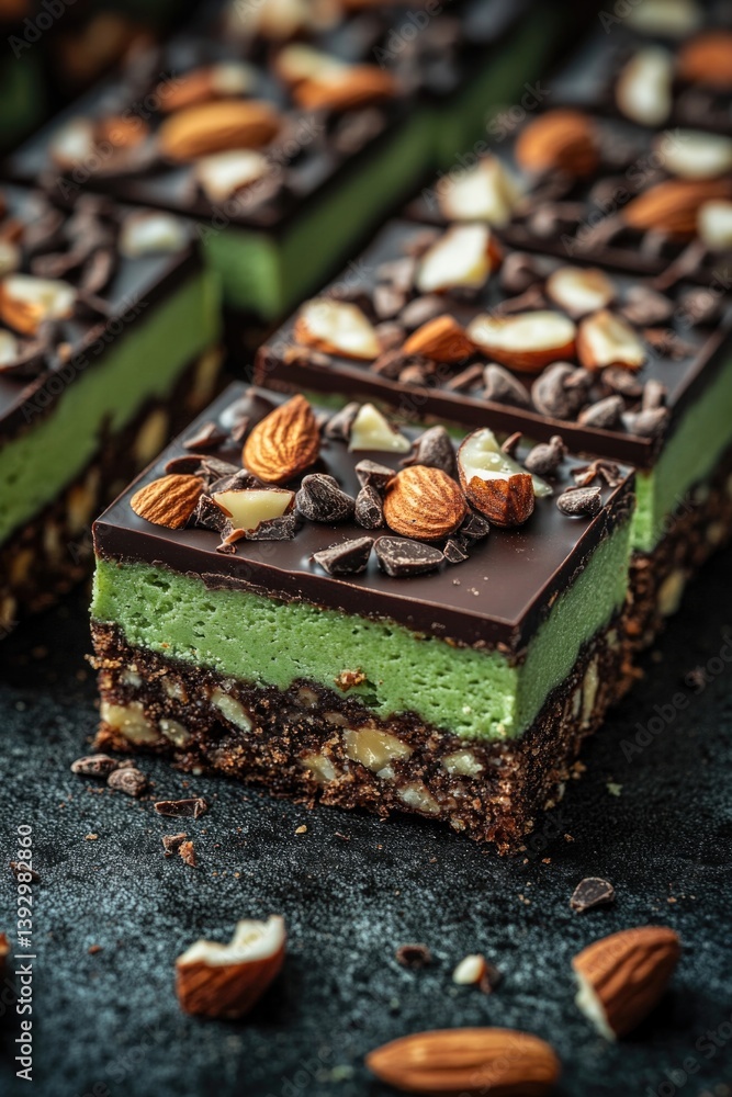 Close-up of cake with nuts