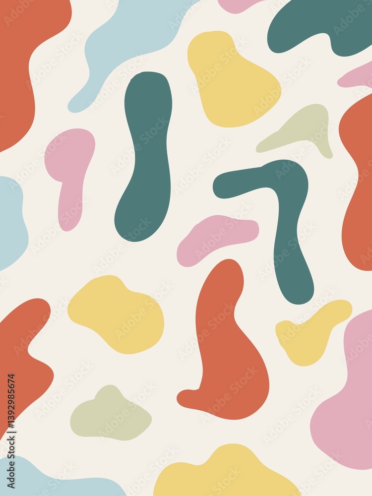seamless pattern with colorful shapes seamless pattern with colorful shapes
