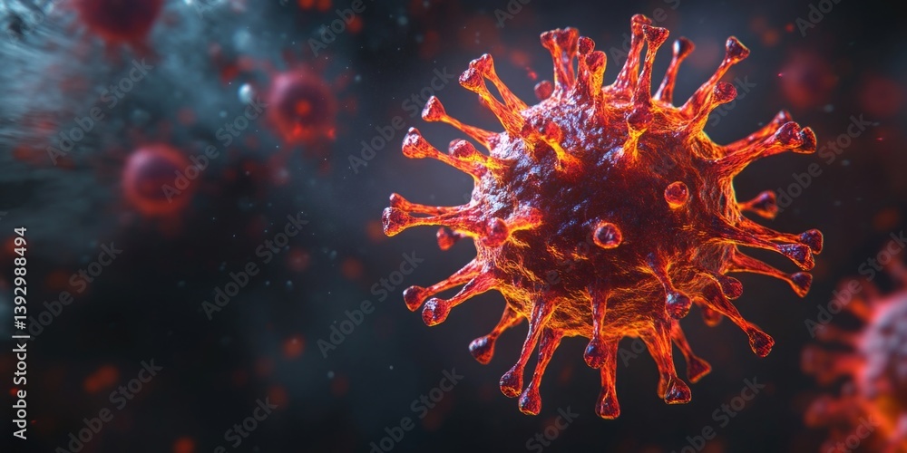 Corona Virus Particle Corona Virus Particle