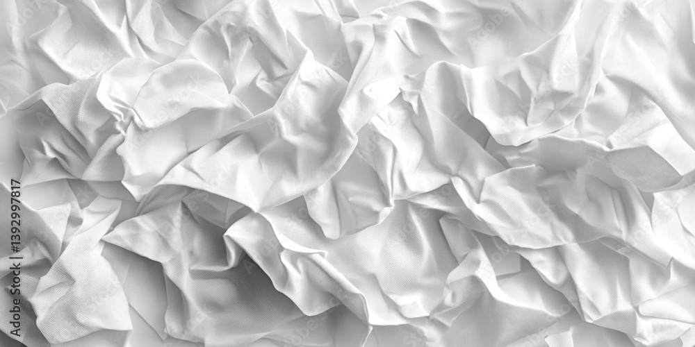 Bed White Sheets Close Up