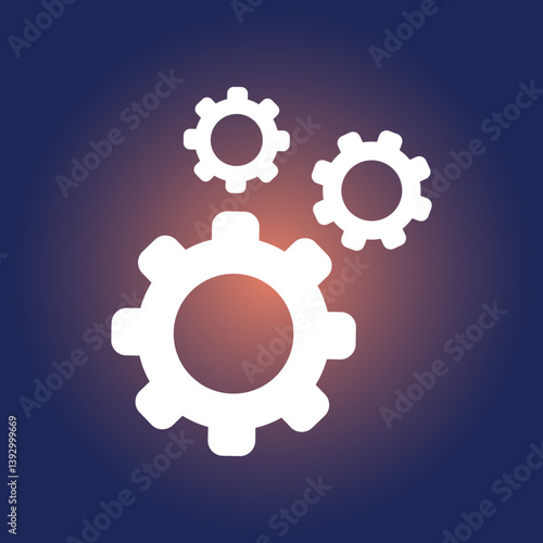 Setting trendy icon respectable abstract vector illustration colorful artwork beautiful design
