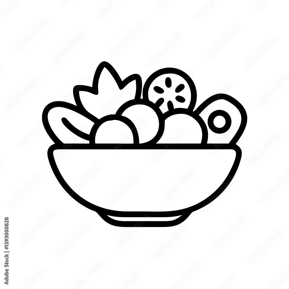 Fototapeta premium salad bowl