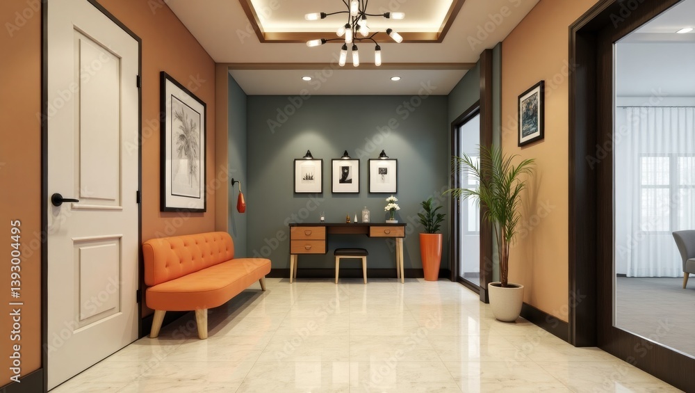 Wonderful vestibule in Scandinavian style Wonderful vestibule in Scandinavian style