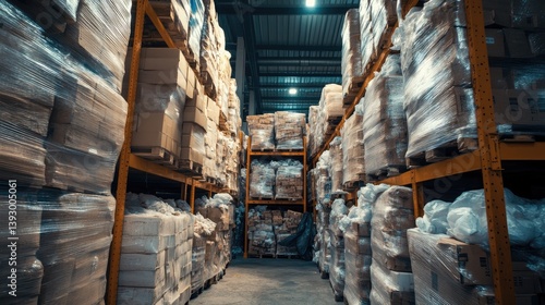Wallpaper Mural Stack of crushed parcels in warehouse, mishandling during transport. Torontodigital.ca