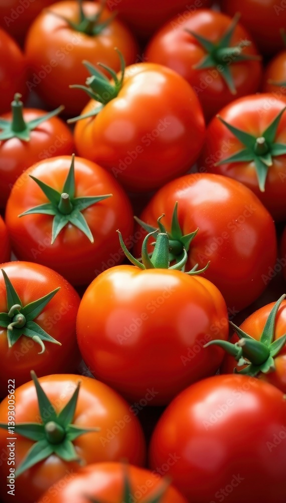 Close-up of tomatoes being sorted by size and color , red, food Close-up of tomatoes being sorted by size and color , red, food