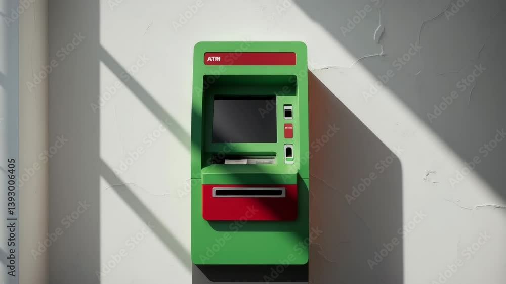 Wall-mounted ATM machine Wall-mounted ATM machine