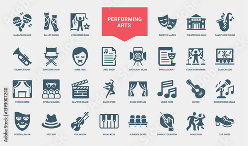 performing arts icons music theater dance stage production elements, floor script performer Stage Dance frame Drama