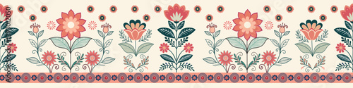  Indian and Oriental Ornamental floral border