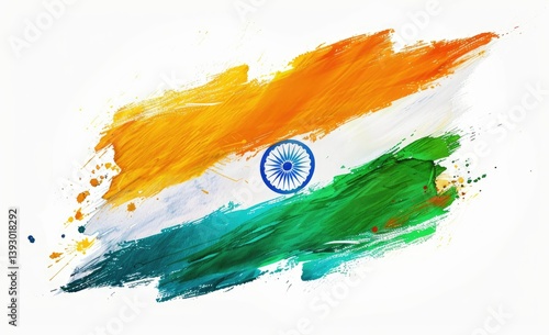 Independence Day on INDIA FLAG background. indian army flag taj mehal 15 august 1947 happy independence day