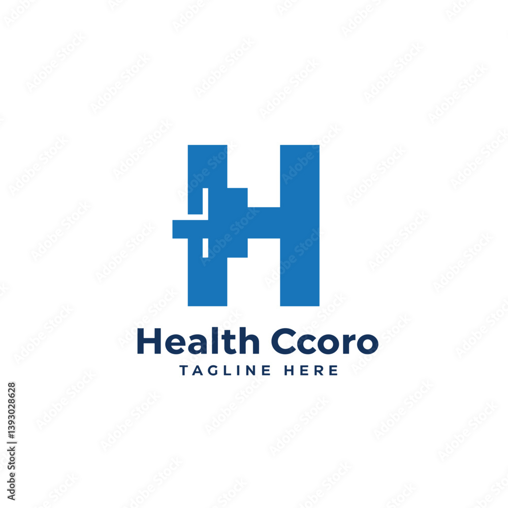 Health Logo: A stylized logo featuring a bold letter Health Logo: A stylized logo featuring a bold letter