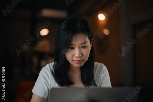 Asian business woman person...