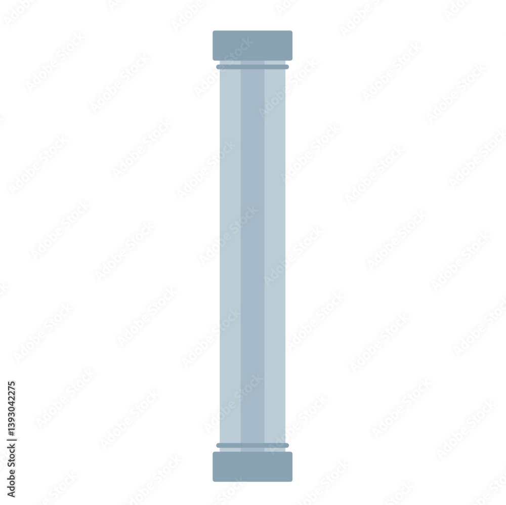 Drain pipe icon. Construction and industrial technology. Vector illustration. Drain pipe icon. Construction and industrial technology. Vector illustration.