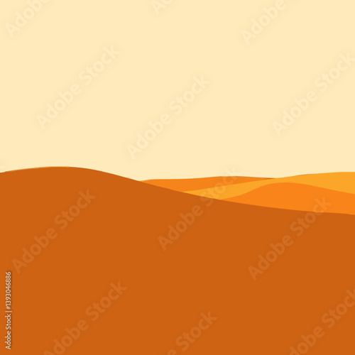 Lush Desert with Golden Dunes