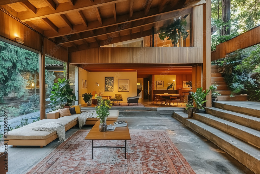 Spacious Living Area with Large Windows