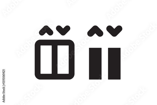 elevator icon vector