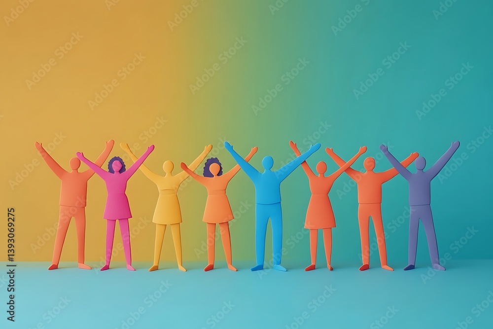 Diverse People Celebrating Unity and Success7 Diverse People Celebrating Unity and Success7