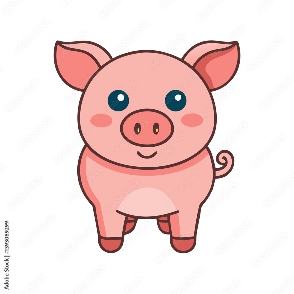 pink pig vector pink pig vector
