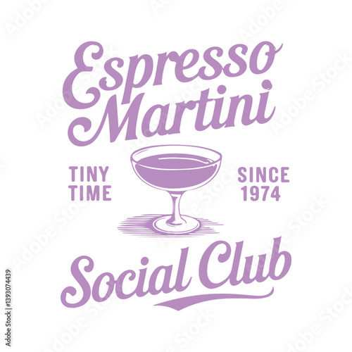 Celebrate Summer with Vintage Retro Style Espresso Martini Social Club