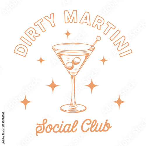 Dirty Martini Social Club Retro Rendezvous Under the Sparkling Stars for Savory Spirits and Timeless Company