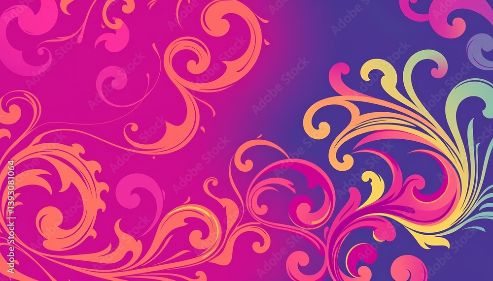 Elegant swirl patterns, perfect for invitations & certificates, classic, graphic Elegant swirl patterns, perfect for invitations & certificates, classic, graphic
