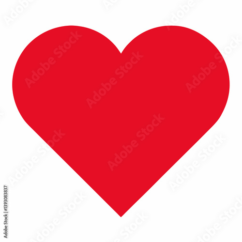 red heart on white background Free Download red heart on white background - GFXLoad