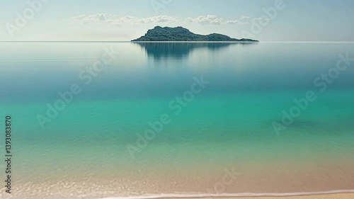 Island Reflection: A Serene Coastal Paradise