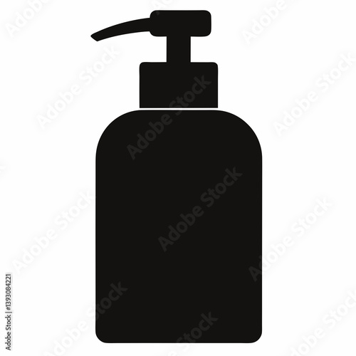 black plastic bottle