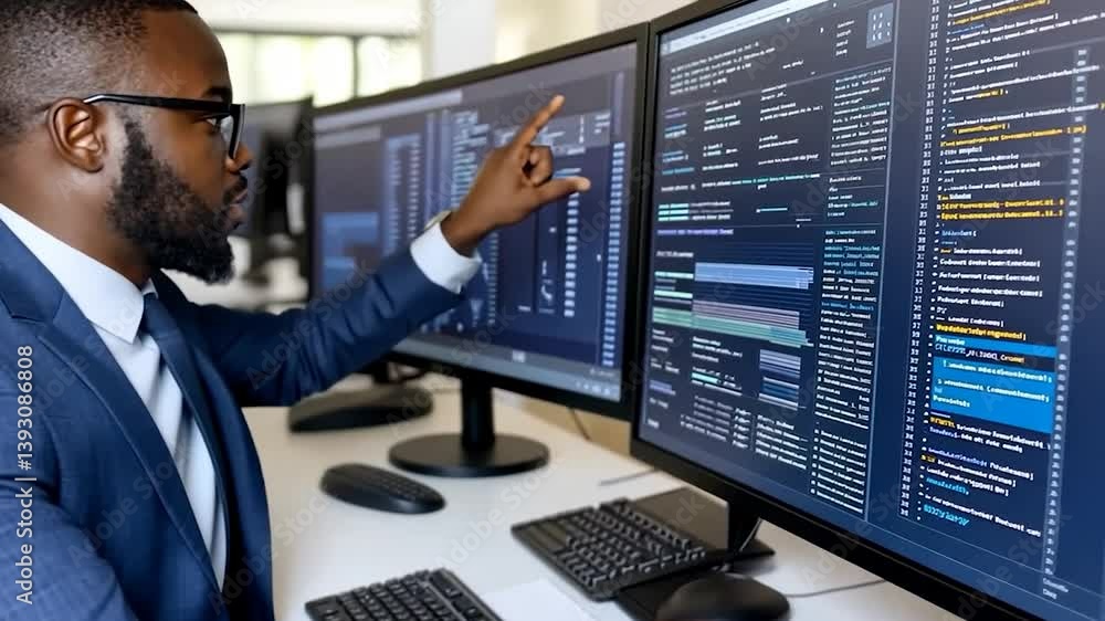 Focused Programmer Analyzing Code on Multiple Monitors Focused Programmer Analyzing Code on Multiple Monitors