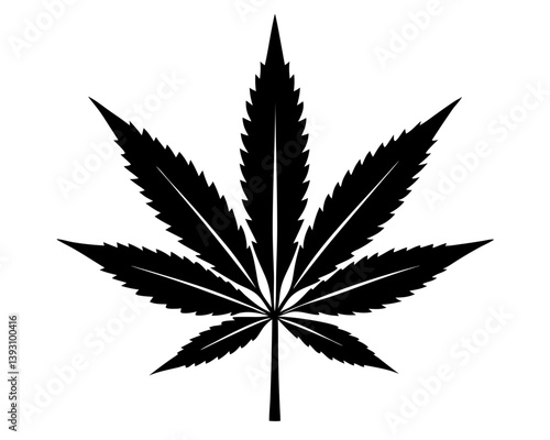 Marijuana Silhouette Vector Design, Marijuana SVG, Marijuana Icon