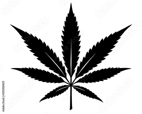 Marijuana Silhouette Vector Design, Marijuana SVG, Marijuana Icon