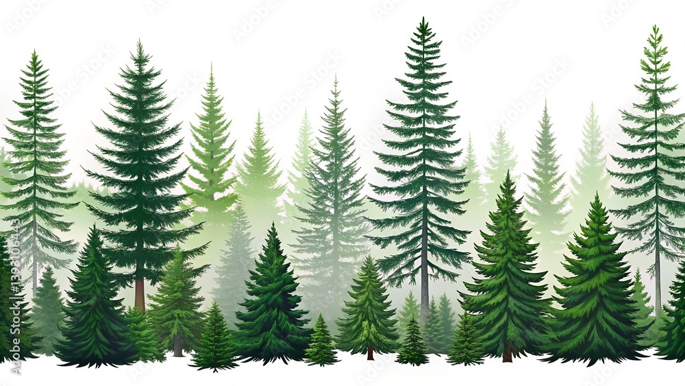 Obraz premium christmas tree branches