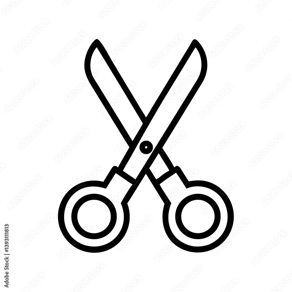 Scissors Icon for Creativity and Crafting Topics Scissors Icon for Creativity and Crafting Topics