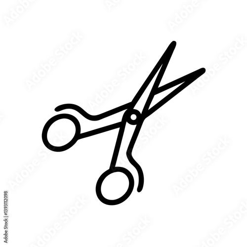 Scissors Icon for Creativity and Crafting Topics