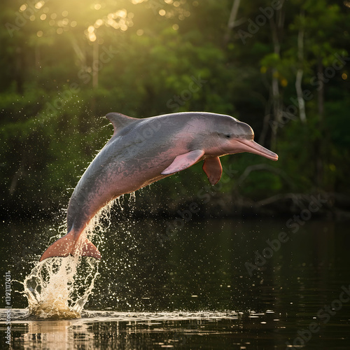 Amazon River Dolphin Stunning Wildlife Photo