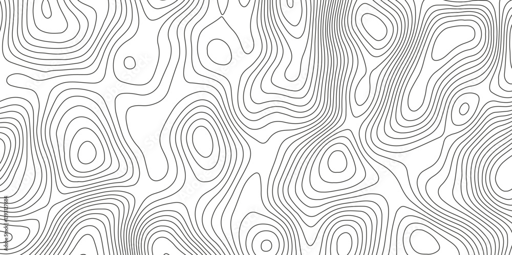 Topographic map background with geographic grid for hiking and mountain sport. modern design with white background and black wave lines. topographic contour lines vector map seamless pattern vector. Topographic map background with geographic grid for hiking and mountain sport. modern design with white background and black wave lines. topographic contour lines vector map seamless pattern vector.