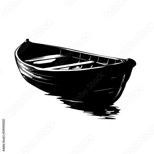 Rowing boat, Boat vector design, Rowing boat, Boat vector image