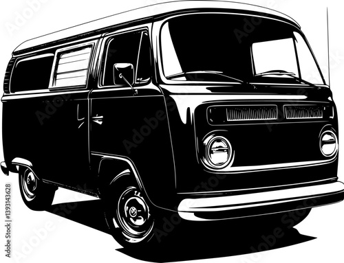 Van vector design, Van vector illustration