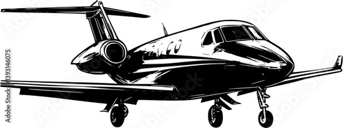 Private jet, Airplane vector design, Private jet, Airplane vector image