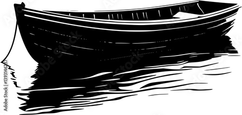 Rowing boat, Boat vector design, Rowing boat, Boat vector illustration
