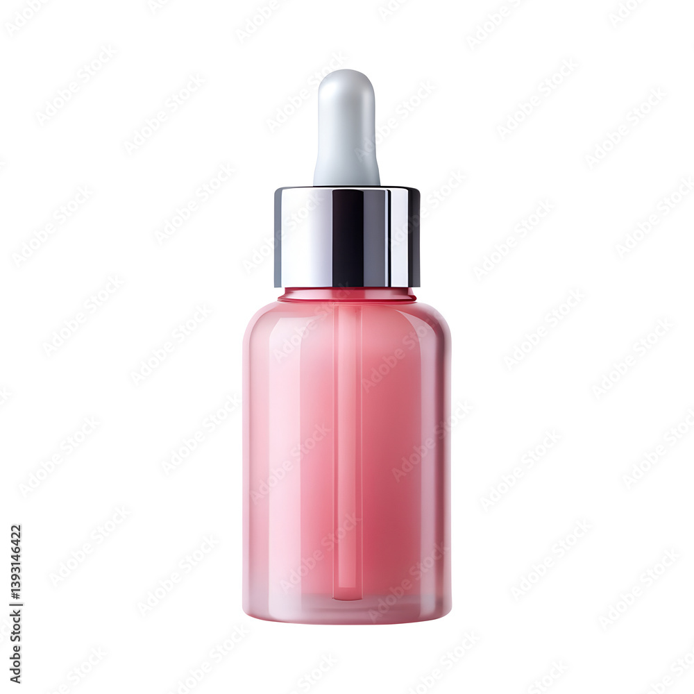 Pink dropper bottle product isolated on transparent background remove png, clipping path Pink dropper bottle product isolated on transparent background remove png, clipping path